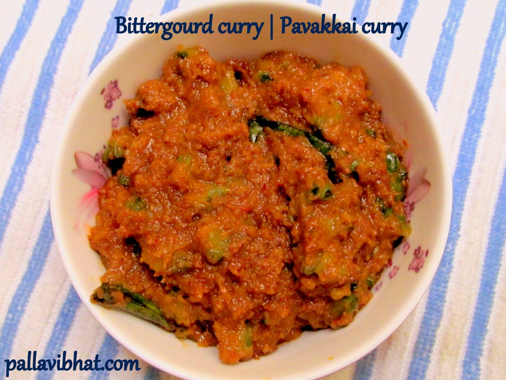 Bitter gourd sweet curry Hagalakayi Kayirasa Bitter gourd Gojju