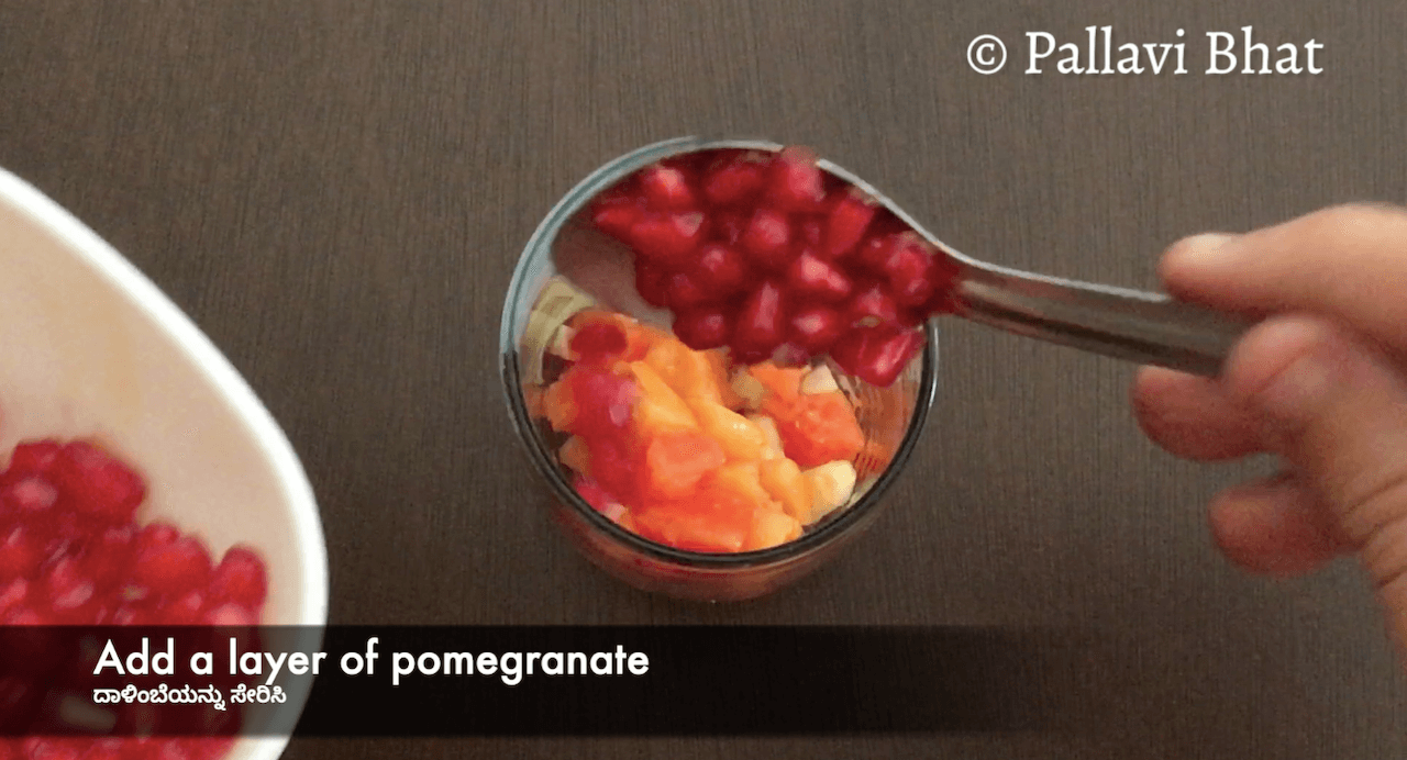 Add pomegranate